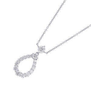 XLARGE Harry Winston Loop Pendant Necklace with 15 Extra Large Diamonds, Appr...